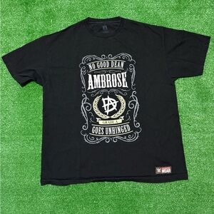 Vintage Dean Ambrose WWE No Good Dean Goes Unhinged Grade A Wrestling T-Shirt XL